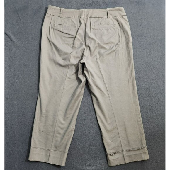 Ann Taylor Women 10 Brown Signature Cuffed Pants - Picture 2 of 10